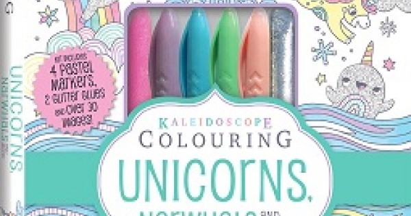 Kaleidoscope Colouring Unicorns and More Kit